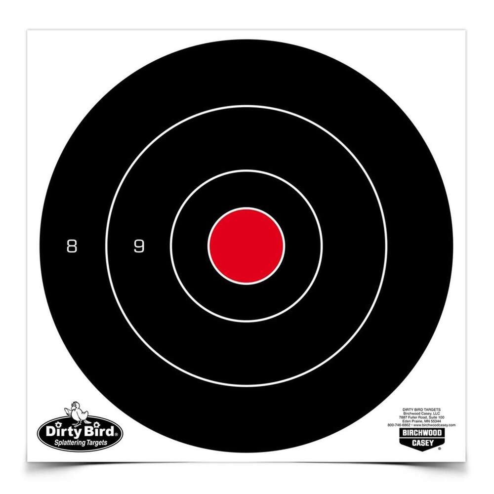 Targets Birchwood Casey Ready Series BC DIRTY BIRD 8in BULLS-EYE TARGET - 200 SHEETS